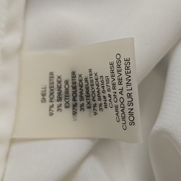 Calvin Klein Ivory/Black Sleeveless Top - Picture 5 of 7